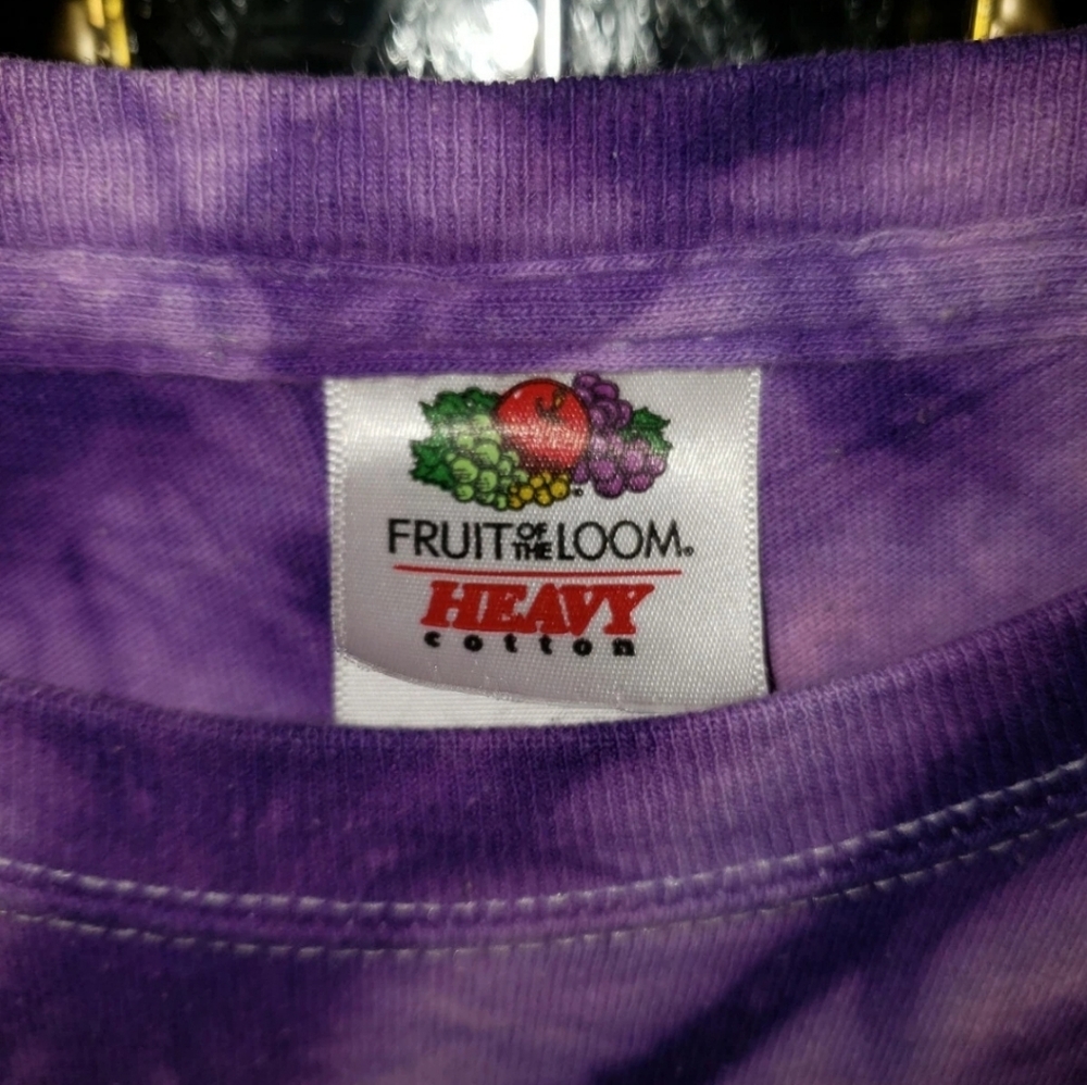 EUC Vtg Tie Dye Size Large Purple Harley Davidson Biker Motorcycle - Picture 5 of 6